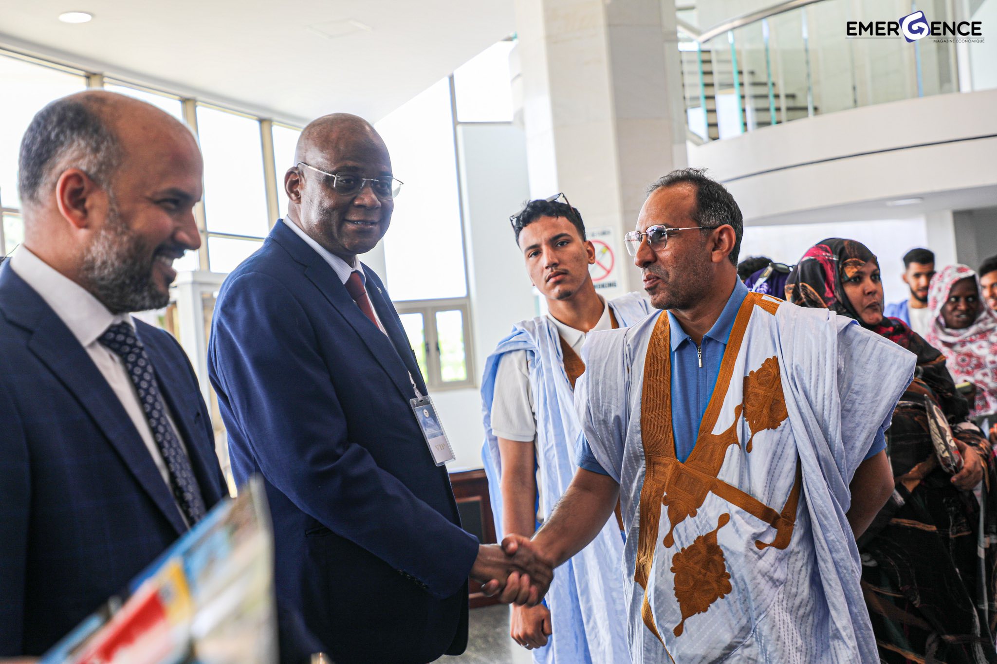 Visite des stands MauriSup 2025